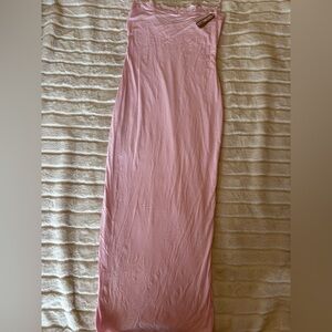 SKIMS Fits Everybody Lace Long Slip Dress